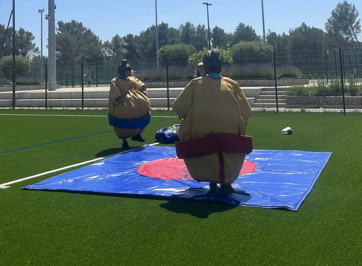 Sumos gonflable installé